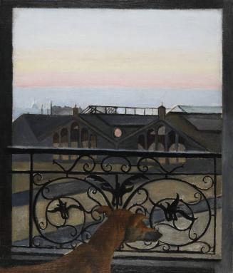 Dog on a Balcony, Paris