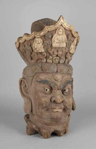 Head of a Temple God