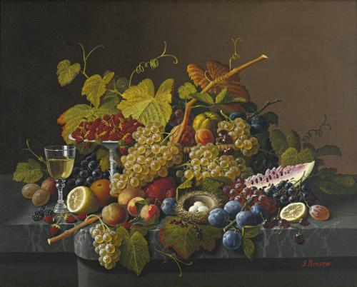 Still Life with Fruit and Bird’s Nest