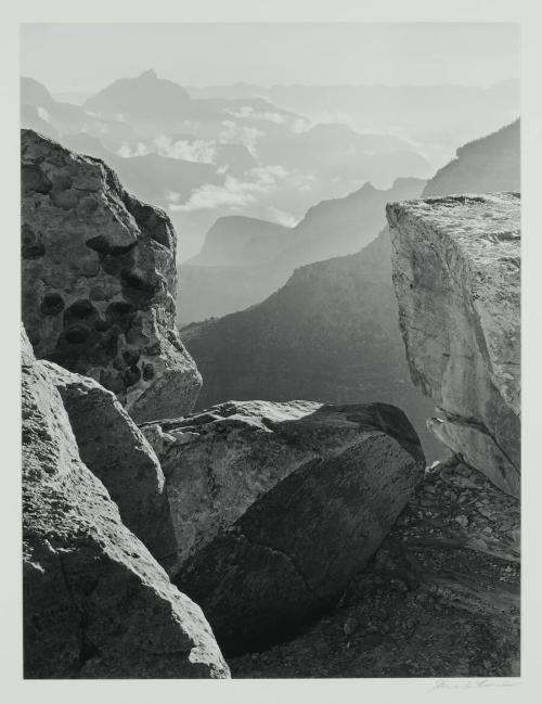 Morning Clouds and Boulders, Grand Canyon