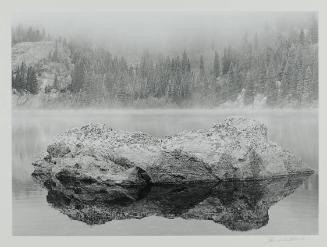 Rock and Fog, Bear Lake, California