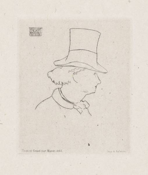 Baudelaire with Hat