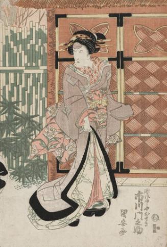 The Actor Ichikawa Monnosuke III as a Geisha Oseki