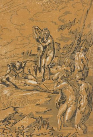 Nymphs Bathing (After Francesco (Parmigianino) Mazzuoli)