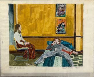 Study for The Conversation (earlier title ‘Old Friends’)
