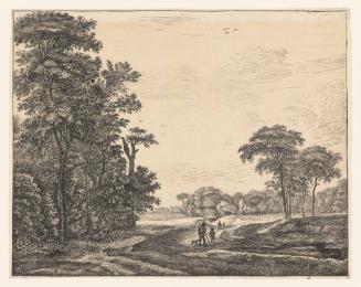 Wooded Landscape with Four Figures