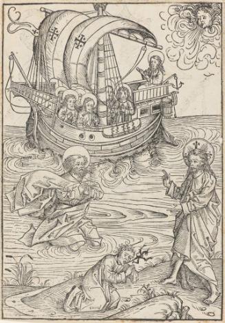 St. Peter Walking on Water and Christ Casting Out Demons