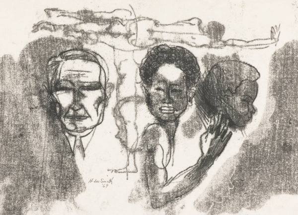 Untitled (Face and Figure Study)