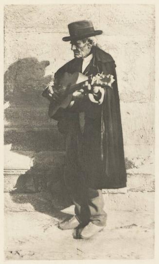 A Blind Musician, Granada, 1914