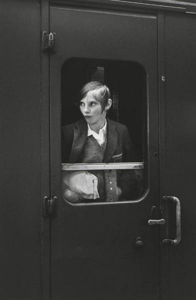 Girl on a Train, Waterloo Station, London, 1969