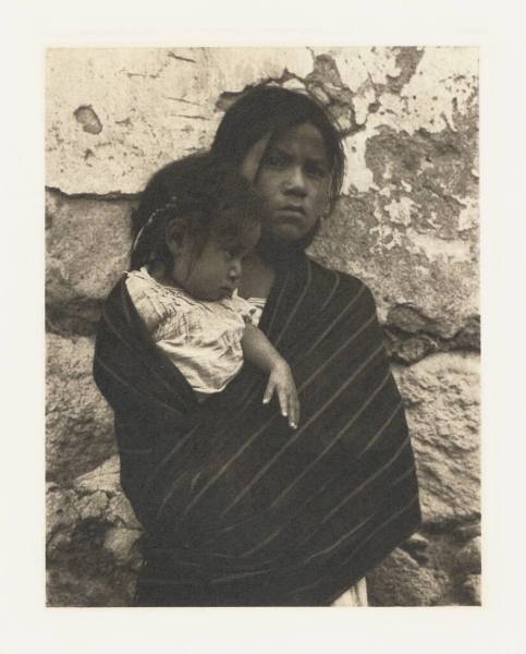 Mexican Portfolio: Girl and Child, Toluca