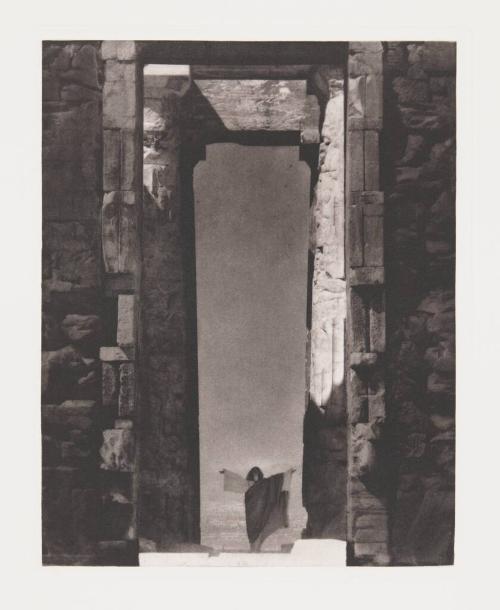 Isadora Duncan at the Portal of the Parthenon, Athens, 1920