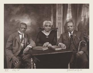 Portrait of Two Brothers and Their Sister, Harlem