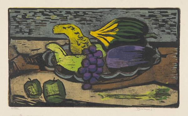 Still Life With Egg Plant