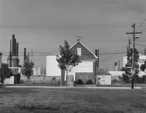 House and AMOCO (now BP) Refinery, Schrage Avenue, Whiting, Indiana