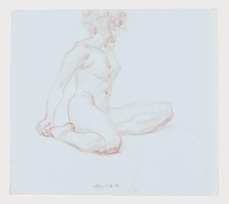 Untitled (Seated figure without top of head)