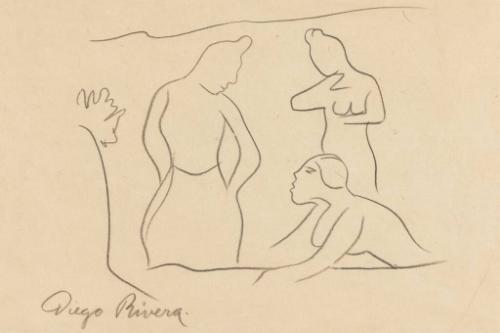 Three Bathers