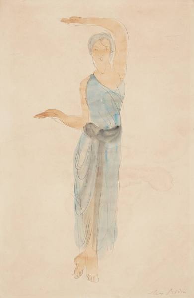 (Dancer in a Blue Dress)