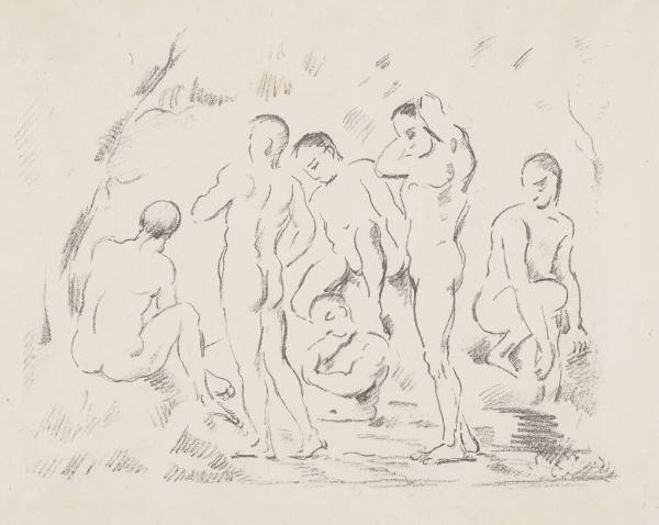 Les Baigneurs, Petit Planche (The Bathers, Small Plate)