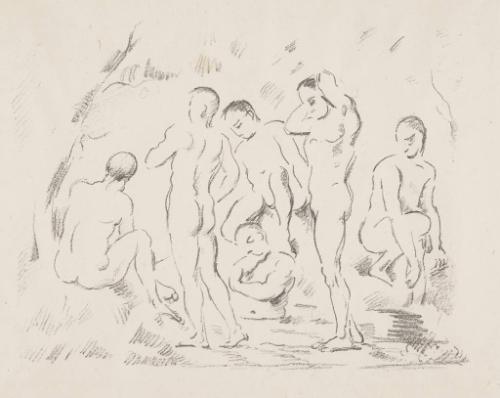 Les Baigneurs, Petit Planche (The Bathers, Small Plate)