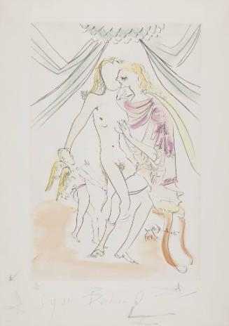 Venus, Mars et Cupidon, from Mythologique nouvelle (Venus, Mars and Cupid, from New Mythologies)