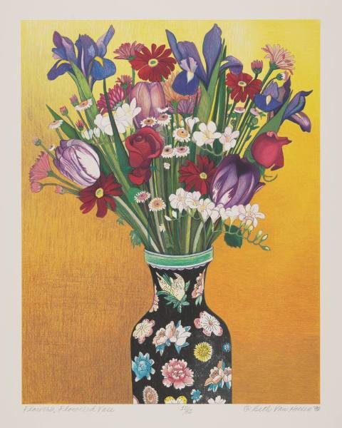 Flowers, Flowered Vase (Oriental Vase)