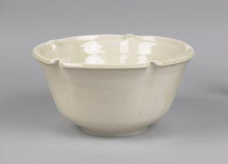 White Fluted Bowl