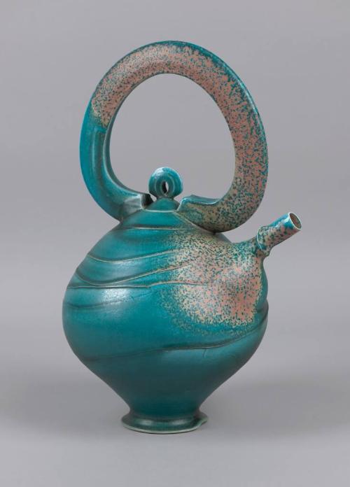 Red to Blue Teapot