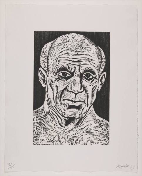 Pablo Picasso, from the series Five Guys