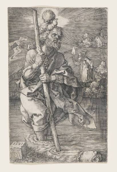 St. Christopher Facing Right