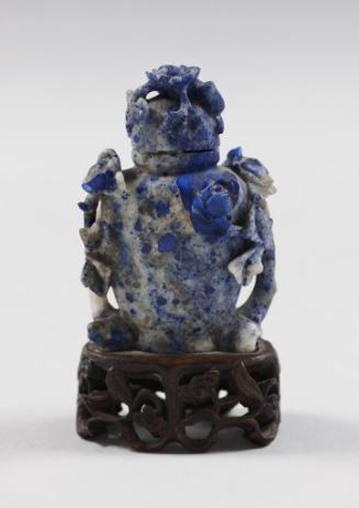 Lapis Lazuli Snuff Bottle With Lid