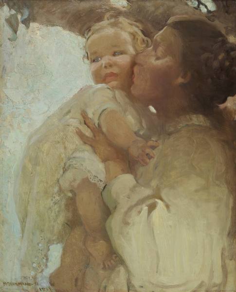 Mother And Child - Evening