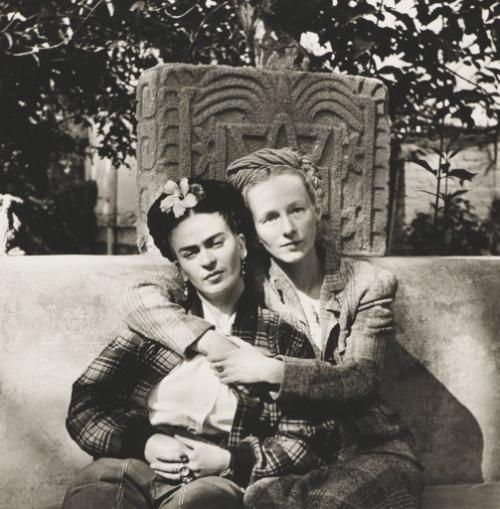Frida Kahlo and Emmy Lou Packard, Coyoacan, 1941