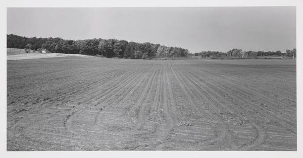 Plowed Field with House, Oceana County, Michigan