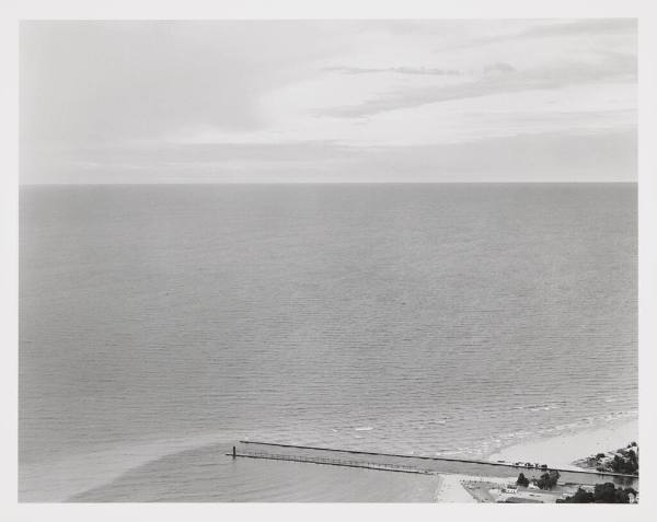 Aerial View, Lake Michigan at South Haven