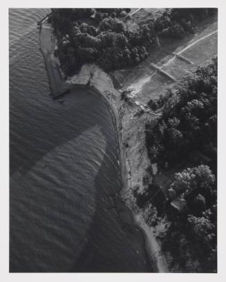 Aerial View, Lake Shore, Early Morning South of St. Joseph, Michigan