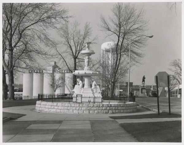 Fountain and Downtown St. Joseph